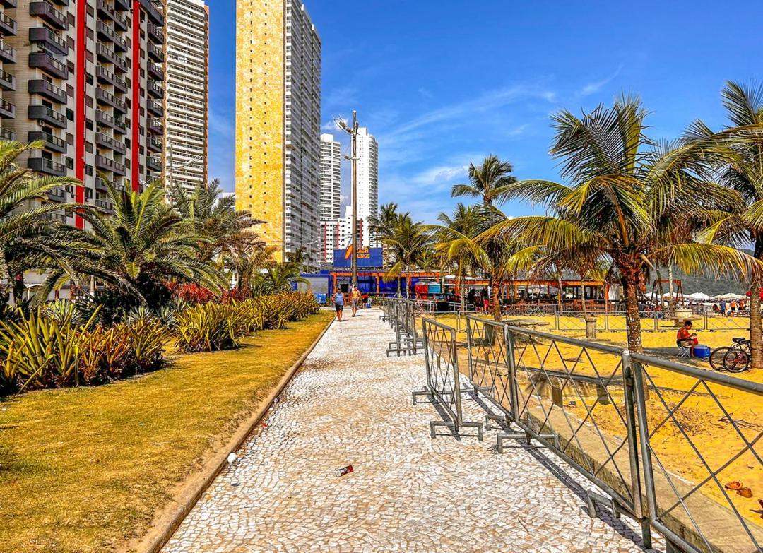 Otimo Loft Pe Na Areia Na Praia Da Guilhermina Sp Apartment Praia Grande  Luaran gambar