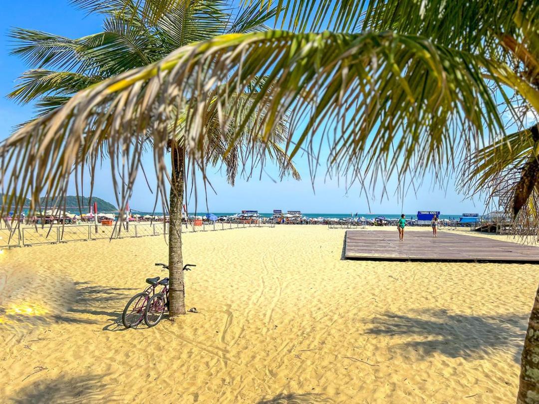 Otimo Loft Pe Na Areia Na Praia Da Guilhermina Sp Apartment Praia Grande  Luaran gambar